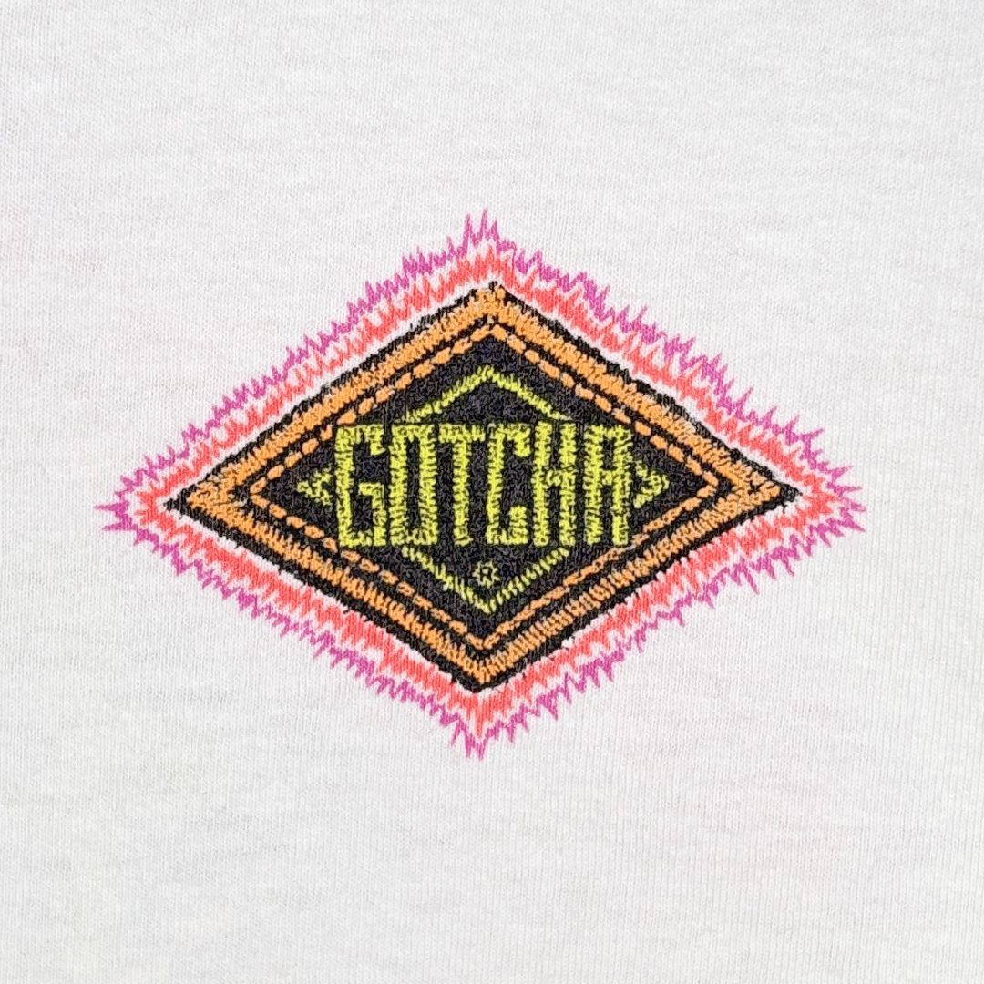 【美品】90s ガッチャ Tシャツ L サーフ 古着 USA製 シングルステッチ 美品】90s ガッチャ Tシャツ L サーフ 古着 USA製 シングルステッチ