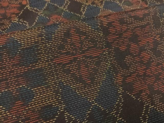 平和屋着物□本場大島紬 草花文 正絹 逸品 未使用 AAAW2948ph