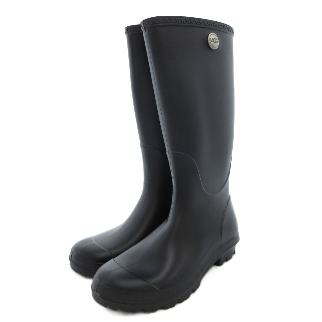 アグ オーストラリア UGG australia シェルビー SHELBY レインブーツ 長靴 ロゴ 24cm 紺 ネイビー 1098249 GV GY18