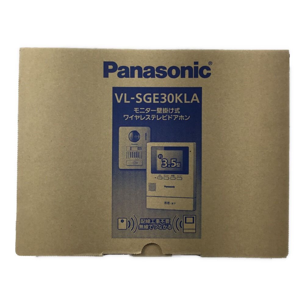 ΘΘPanasonic パナソニック ワイヤレステレビドアホン 未使用品 ① VL-SGE30KLA - なんでもリサイクルビッグバンSHOP -  メルカリ