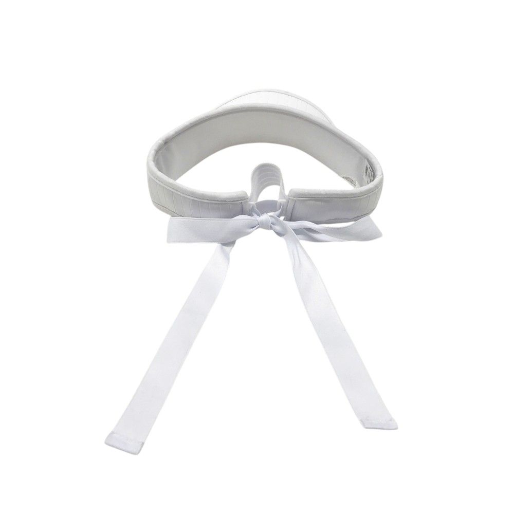 ANEW GOLF アニューゴルフ リボン付き サンバイザー ホワイト系