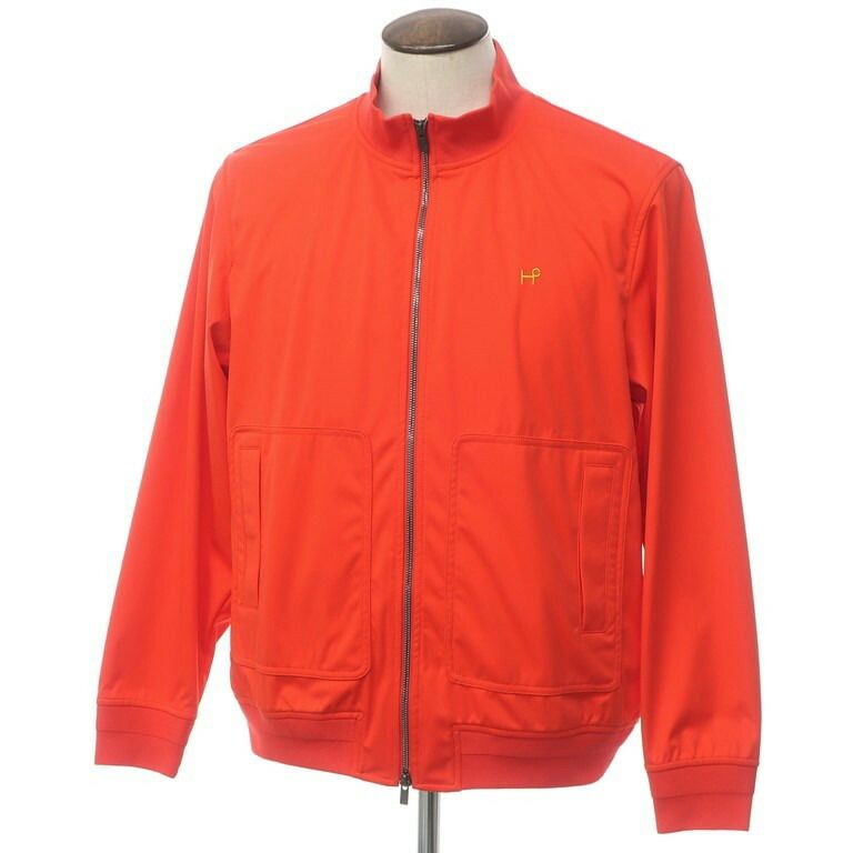 【新品】ヒールクリーク Heal Creak ポリエステルジャージー ジップアップブルゾン レッド【サイズ52】【メンズ】