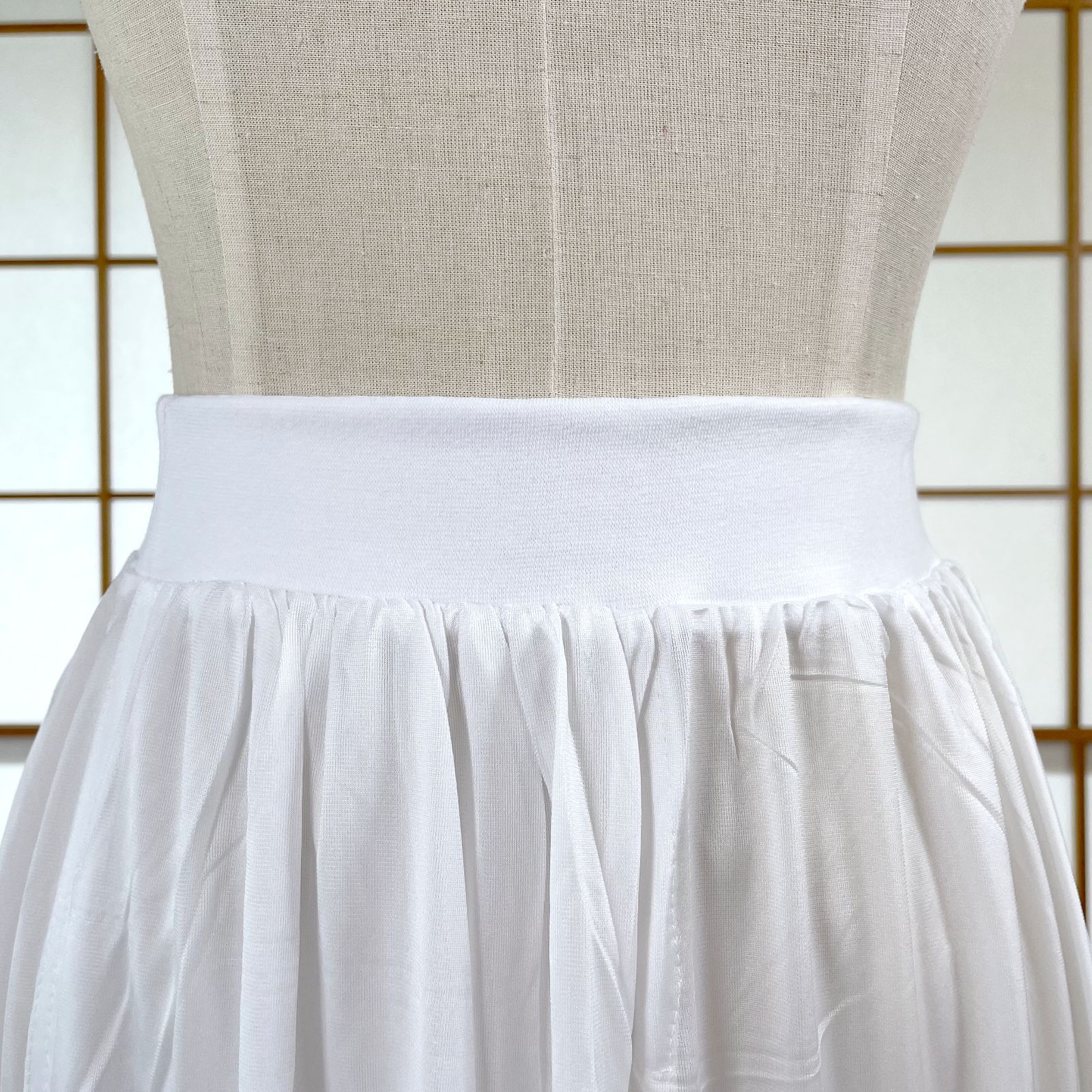 メルカリShops - 新品 着物ペチコート スカート型裾よけ Lサイズ 着物インナー 日本製