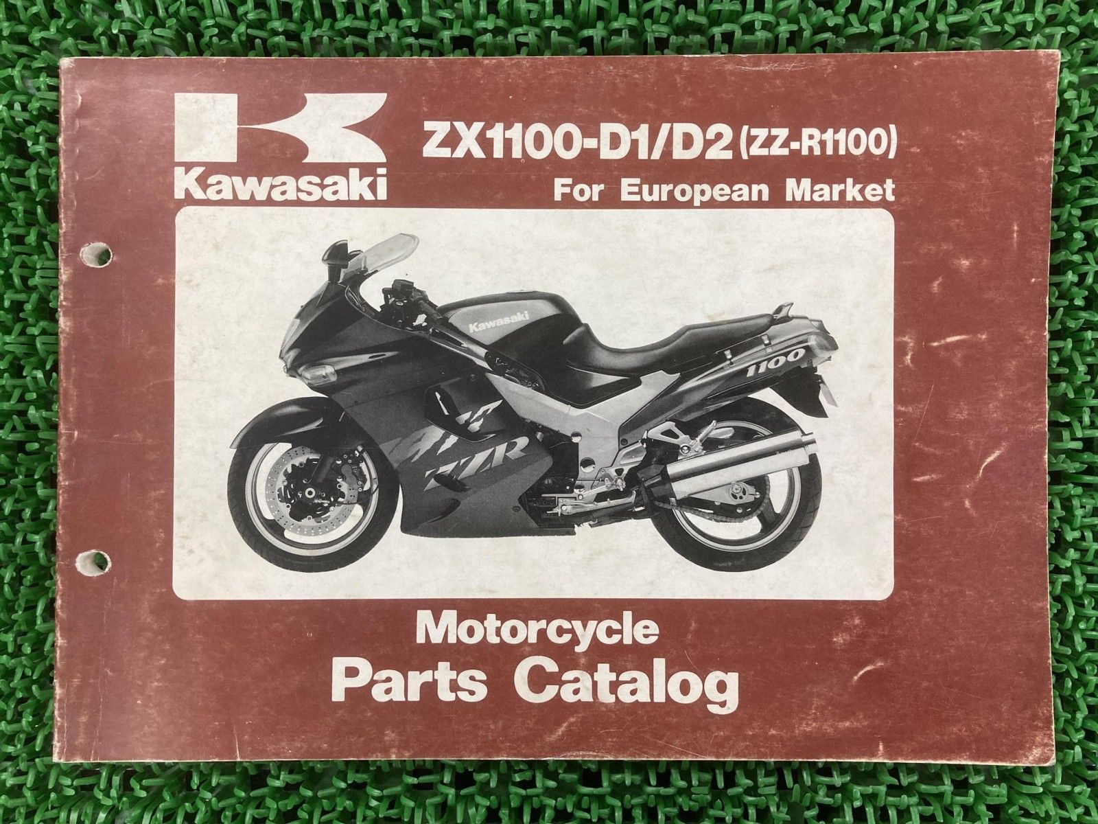ZZ-R1100 パーツリスト 英語版 カワサキ 正規 中古 バイク 整備書