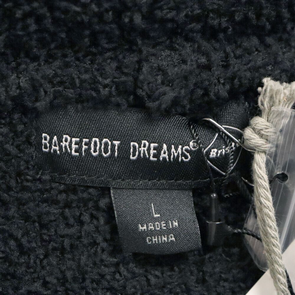 BAREFOOT DREAMS (ベアフットドリームス) ×F.C.R.B./F.C Real Bristol×エフシーアールビー ブリストル  バックロゴ ボアフリース ジップアップ パーカー ブラック SZMCC21931 - メルカリ