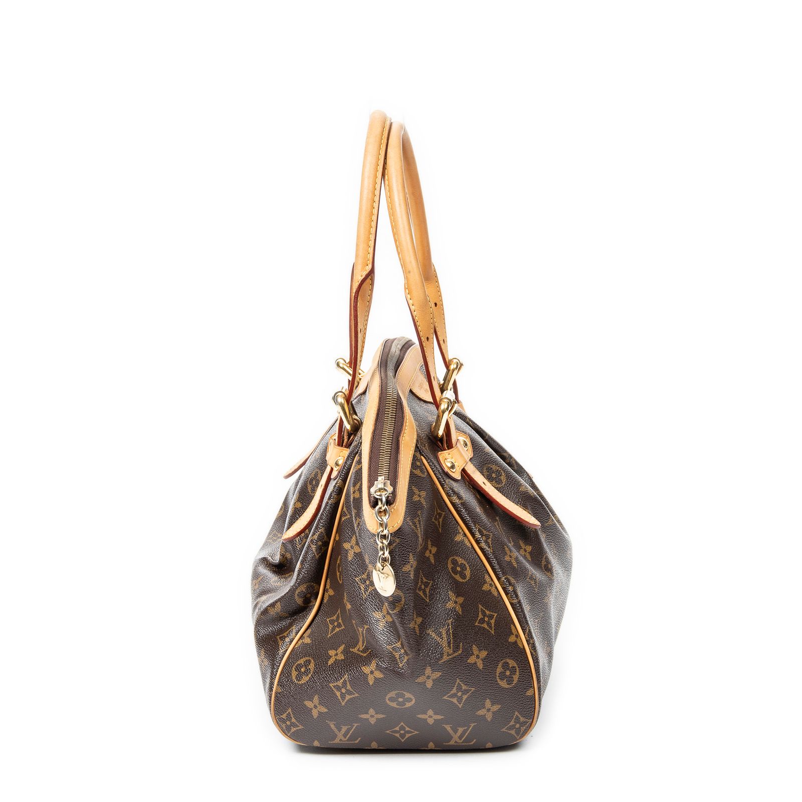 VUITTON ルイヴィトンチボリ茶色モノグラムキャンバスAB