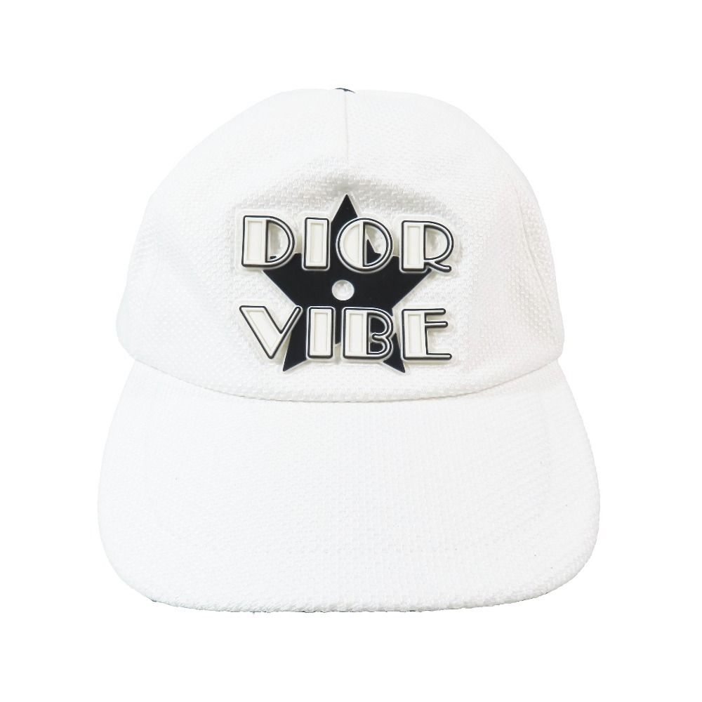 【ロゴがかわいい】DIOR D-Player キャップ DIOR | D-Player キャップ テクニカル モアレ ファブリック