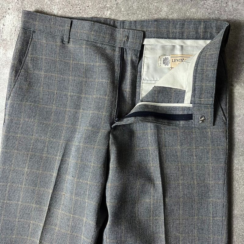 【希少】リーバイス｜アクションスラックス｜チェック｜35×28 希少】リーバイス｜アクションスラックス｜チェック｜35×28