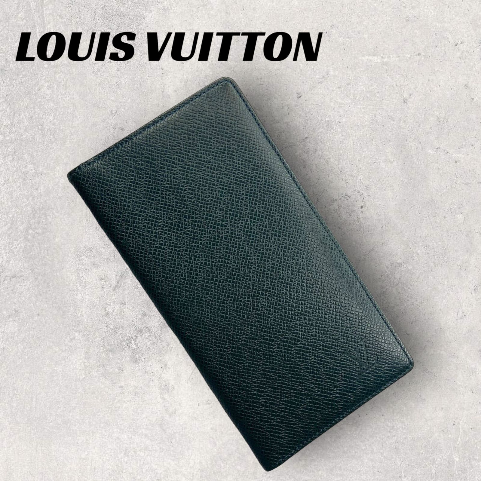 美品】LOUIS VUITTON 財布 グリーン 札入 タイガ - Retrend公式