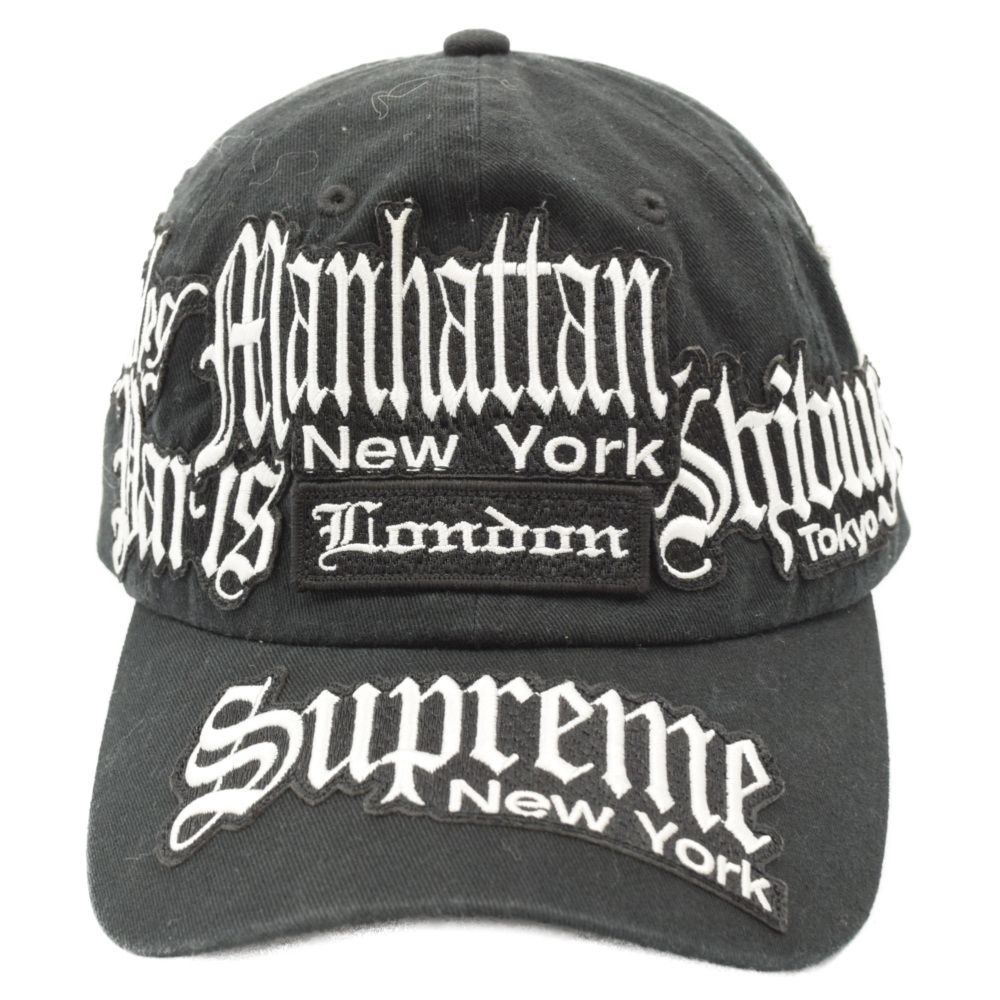 Buy Supreme City Patches 6-Panel 'Black' - SS23H71 BLACK