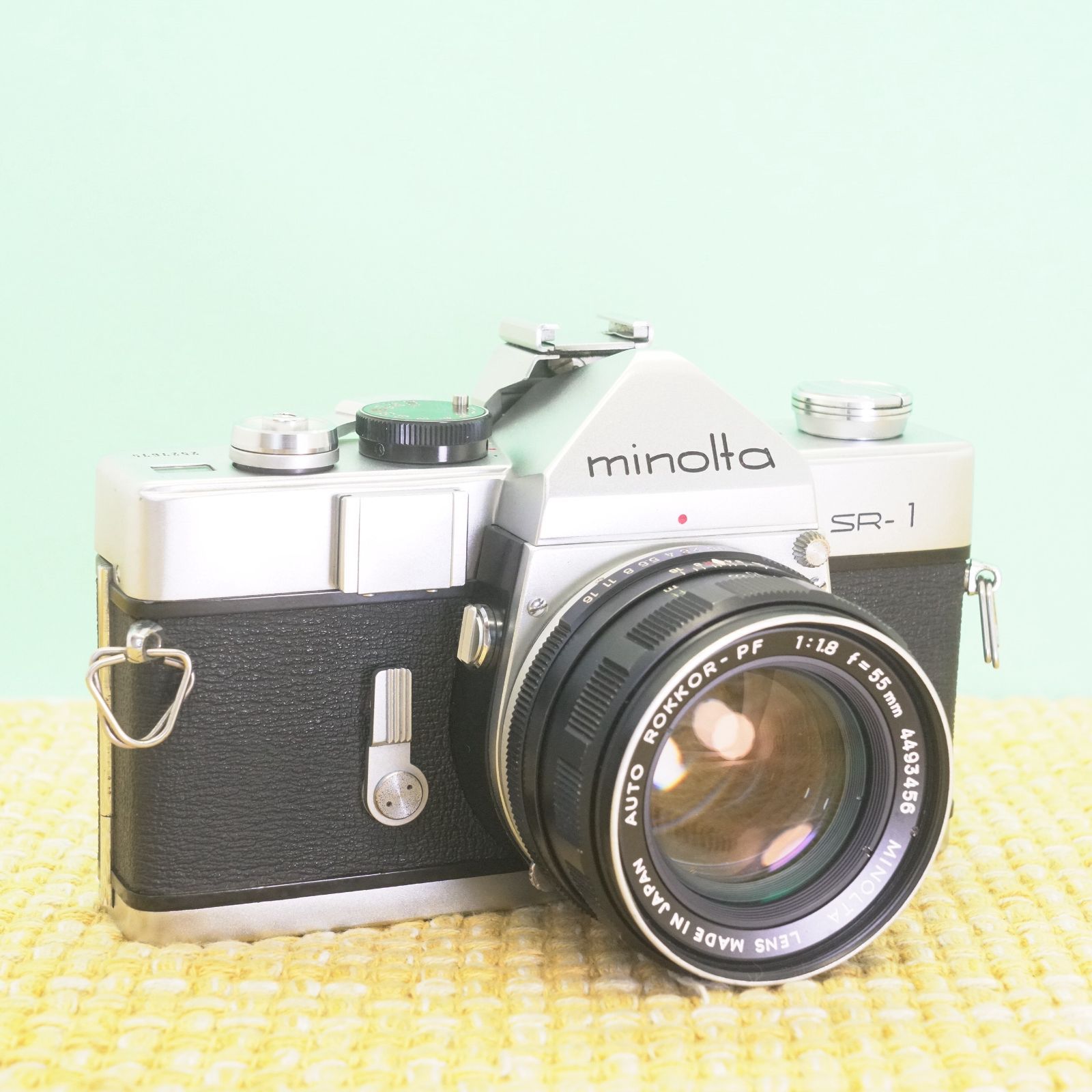 完動品◎ミノルタ SR-1 × 55mm f1.8 フィルムカメラ #675-