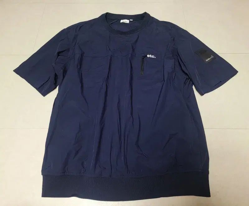 Kolon Sport コーロンスポーツ ゴールデンベア ウーブン ウィンドブレーカー ゴルフ メンズ 半袖 100 ポール 1194