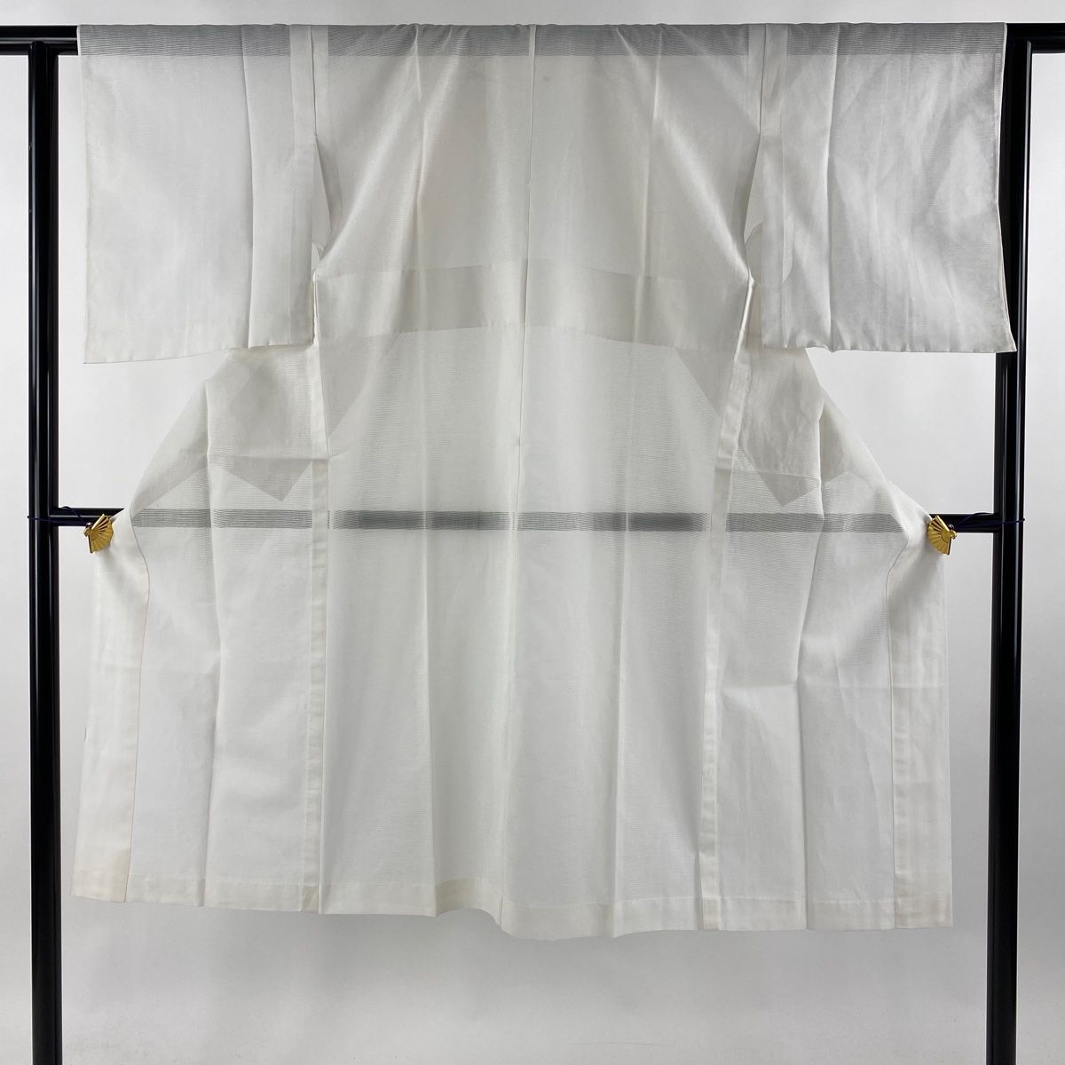 長襦袢 身丈157cm 裄丈62cm S 夏物 絽 白 正絹 秀品