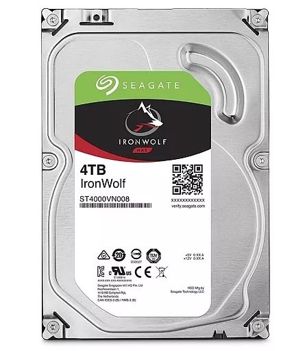 PCハード Seagate 3.5インチ内蔵型HDD IronWolf 4TB ST4000VN008