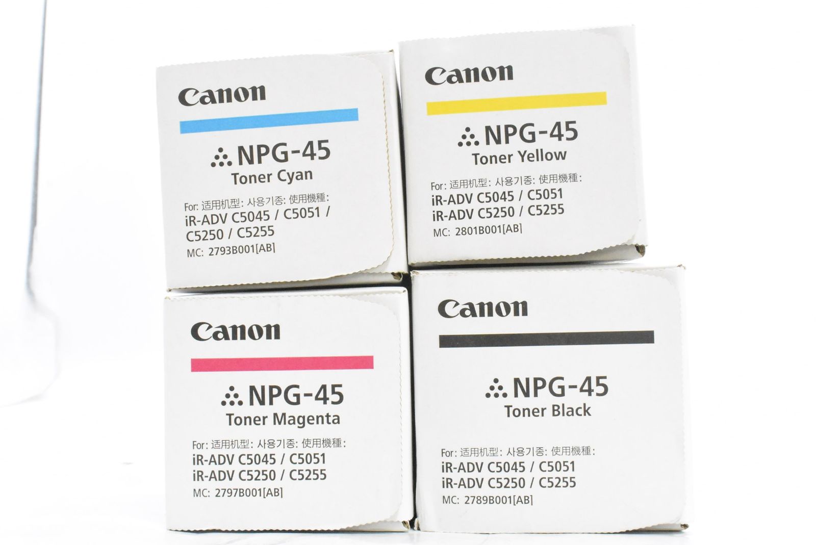 Canon NPG-45 純正トナー 2色/未使用品/キャノン Amazon.co.jp: CANON トナーNPG-45 ブラック 純正品 : パソコン
