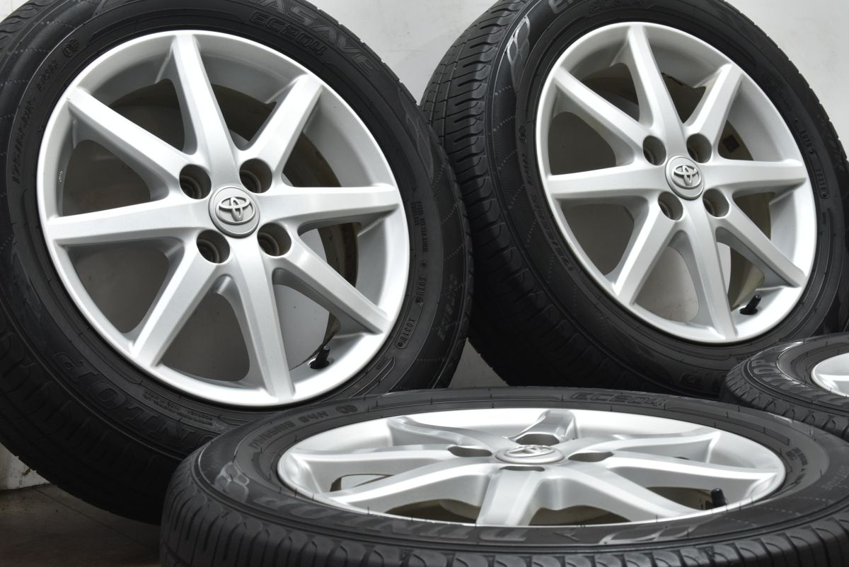 【良好品】トヨタ アクア 純正 15in 5J +39 PCD100 ダンロップ 175/65R15 ノーマル戻し ヴィッツ ポルテ カローラ フィールダー アクシオ