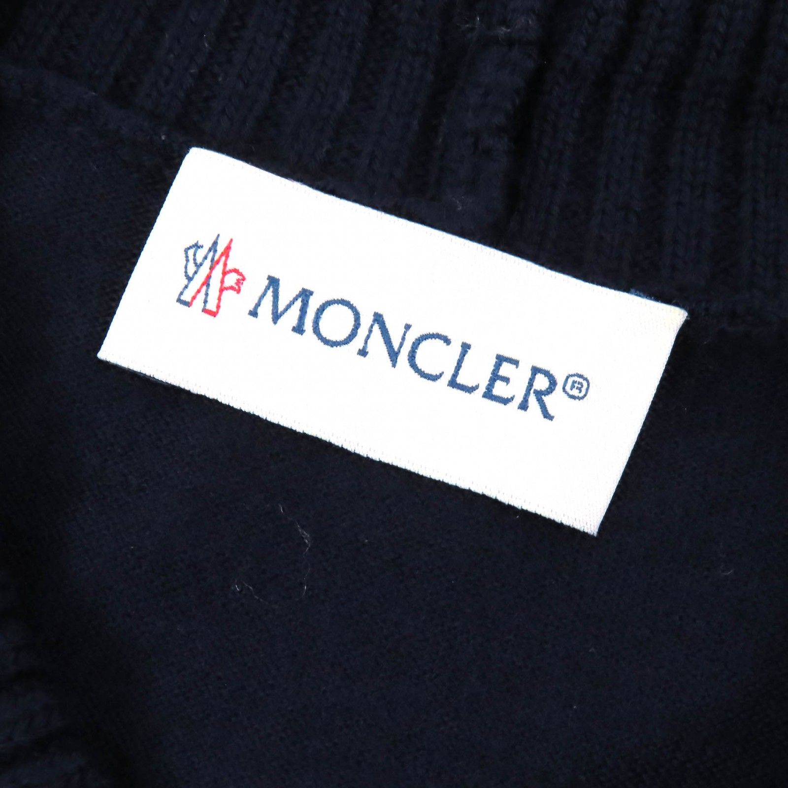 美品△MONCLER モンクレール MAGLIONE TRICOT GIROCOLLO ウール