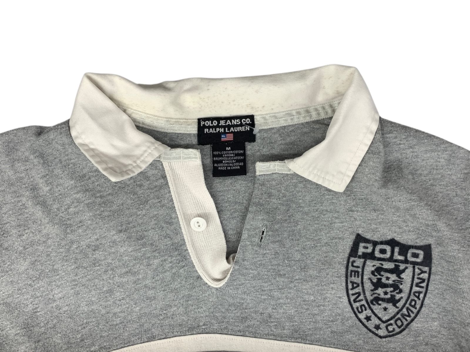 【やん様】Polo Jeans Co. Ralph Lauren開襟シャツ M 90s polo jeans ralphlauren 開襟シャツ M/ラルフローレン ポロ