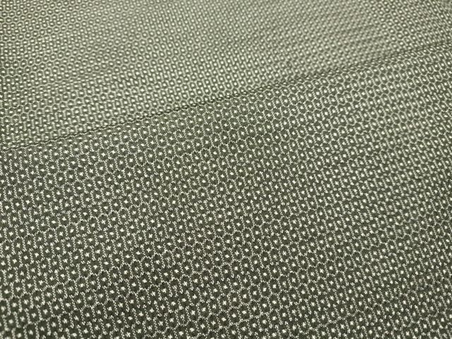 平和屋着物○男性 本場大島紬 アンサンブル 80亀甲 総詰め 正絹 逸品