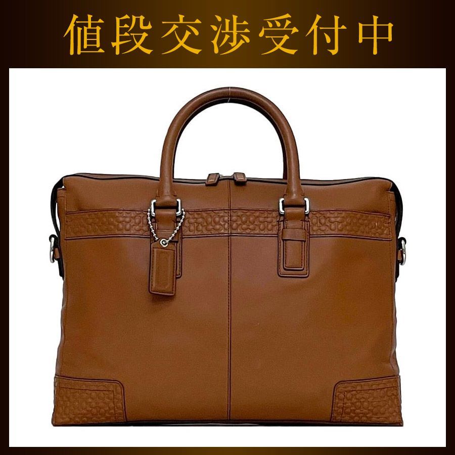 ☆美品☆【コーチ】ビジネスバッグ F70454 シグネチャー型押し 2way 黒 楽天市場】F70454の通販