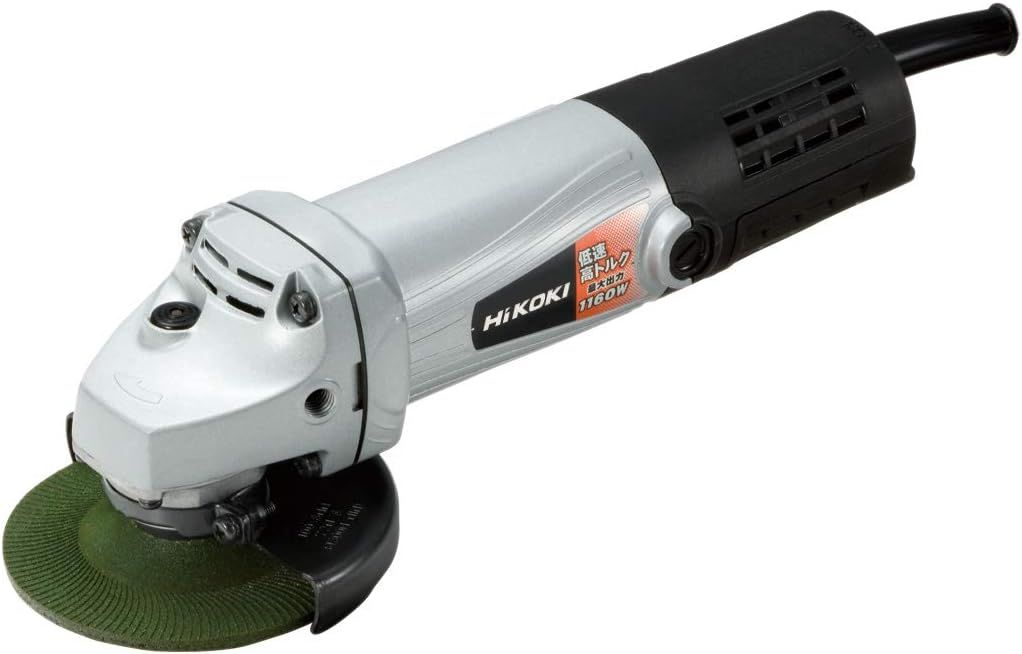 HiKOKI(ハイコーキ) 旧日立工機 電気ディスクグラインダー 砥石外径100mm AC100V 760W 低速高トルク形 PDH-100J (E)