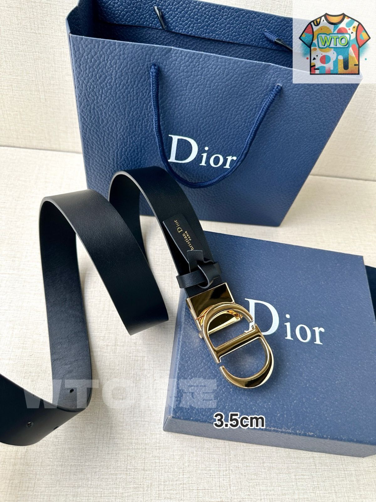 今日WTO】Dior Montaigne リバーシブルベルト-MB45 - メルカリ