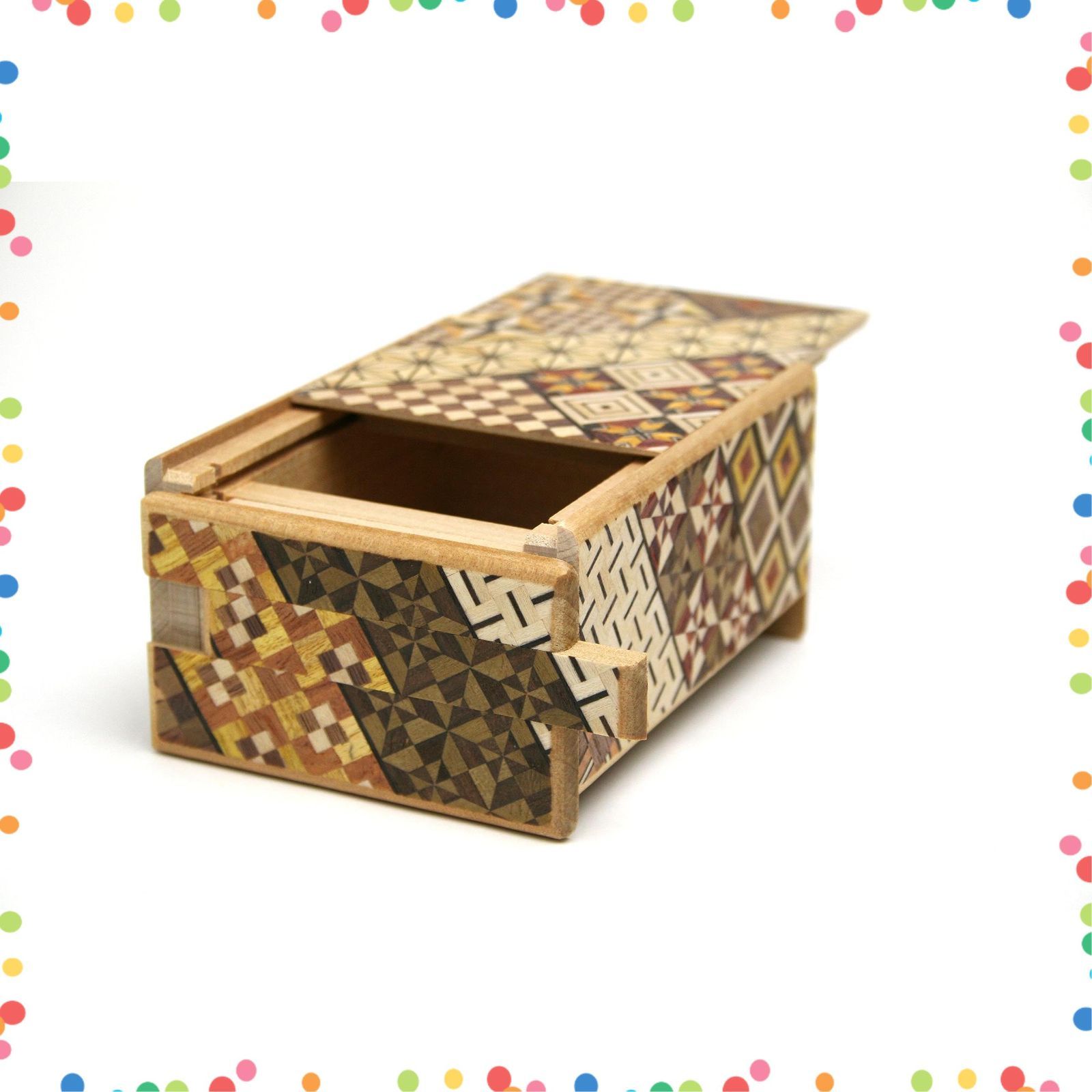 秘密箱１０回仕掛け 箱根寄木細工