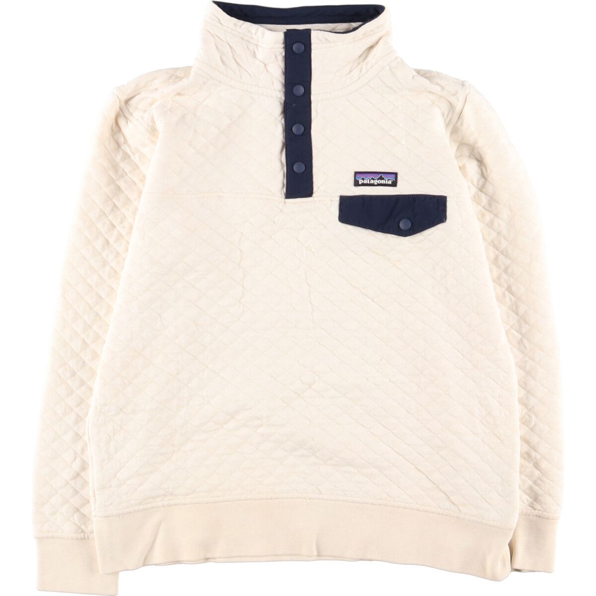 古着 パタゴニア Patagonia 25281FA16 ハーフスナップ キルティングジャケット パファージャケット メンズS /eaa376841/eaa376841