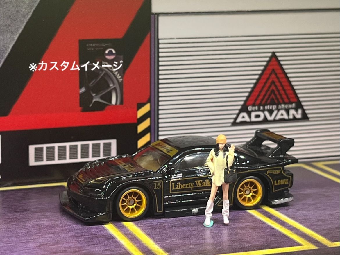 1/64 EGwheels RAYS CE28風ホイール ミニカートミーテック Chika