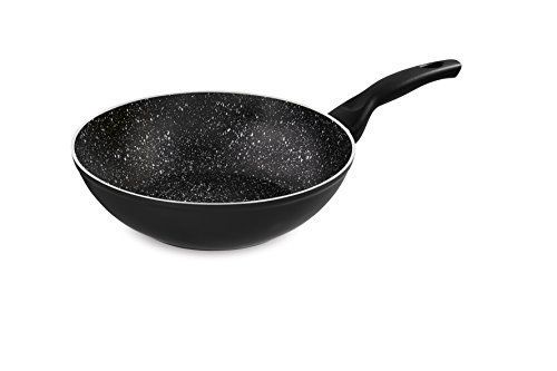 Barazzoni 中華鍋 ブラック ?28×H8.2cm ウォーク DOLOMITICA EXTRA 85515612892 28×H8.2cm_中華ウォーク Barazzoni 中華鍋 ブラック ?28×H8.2cm ウォーク