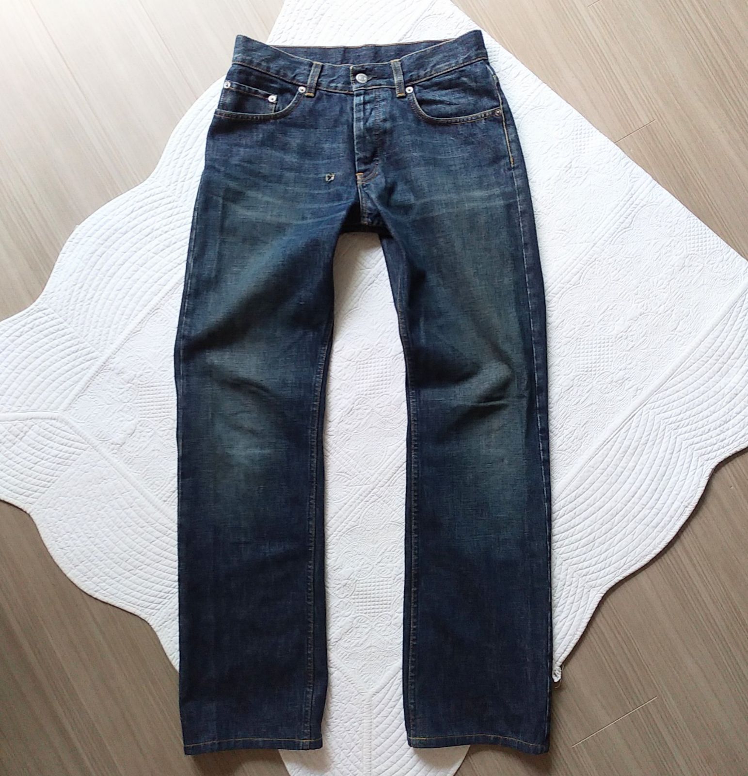 HELMUT LANG ヘルムートラング　ブラックデニム　ヴィンテージ加工　31 modescape_rc-itl3vytofukq-3who