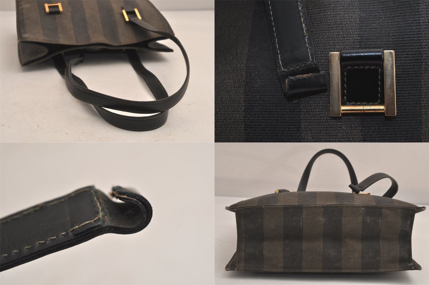 FENDI フェンディ ヴィンテージ ぺカン ショルダートートバッグ