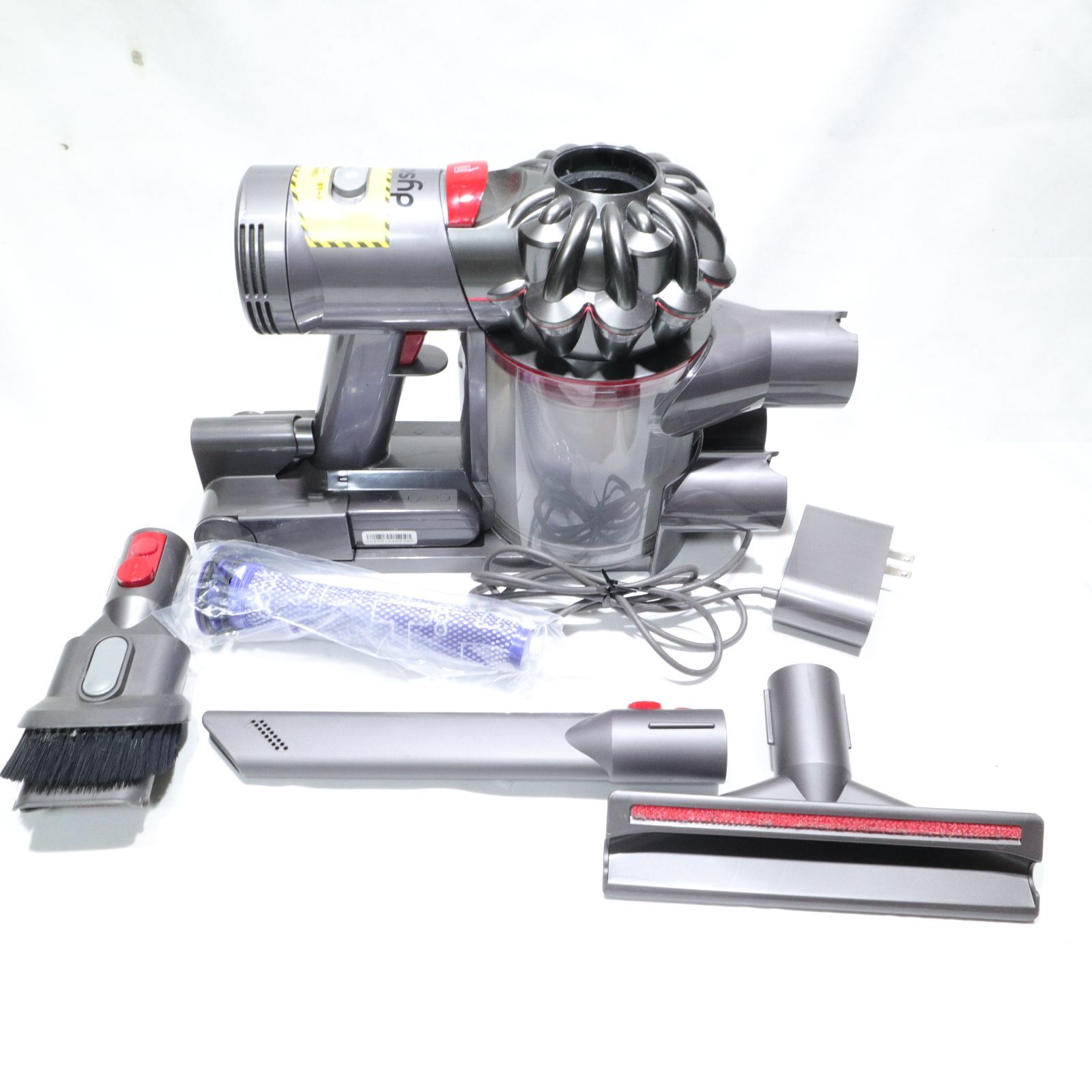 動作 済| 互換バッテリー フィルター交換済|アクセサリ付 Dyson|ダイソン コードレスクリーナー|コードレス掃除機 V7