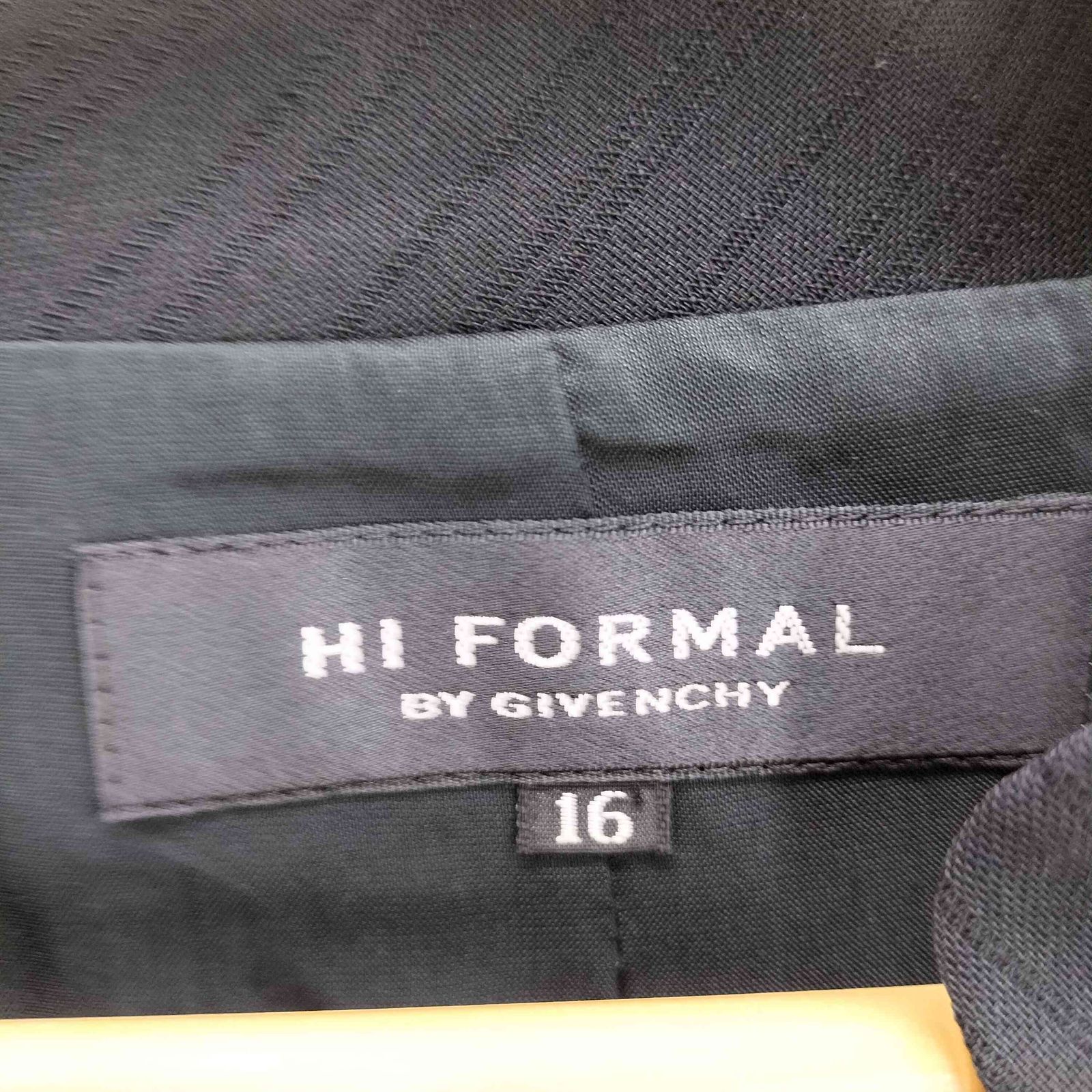 ジバンシィ GIVENCHY HI FORMAL シアー切替ノーカラージャケット