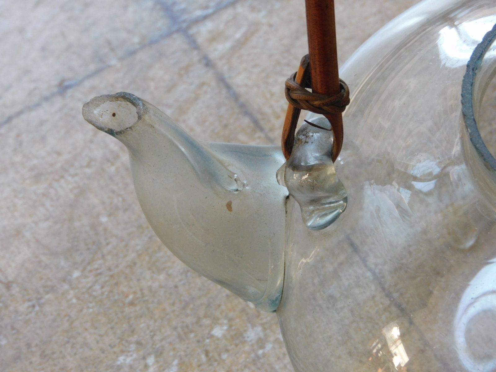 ふるいガラスのちろり