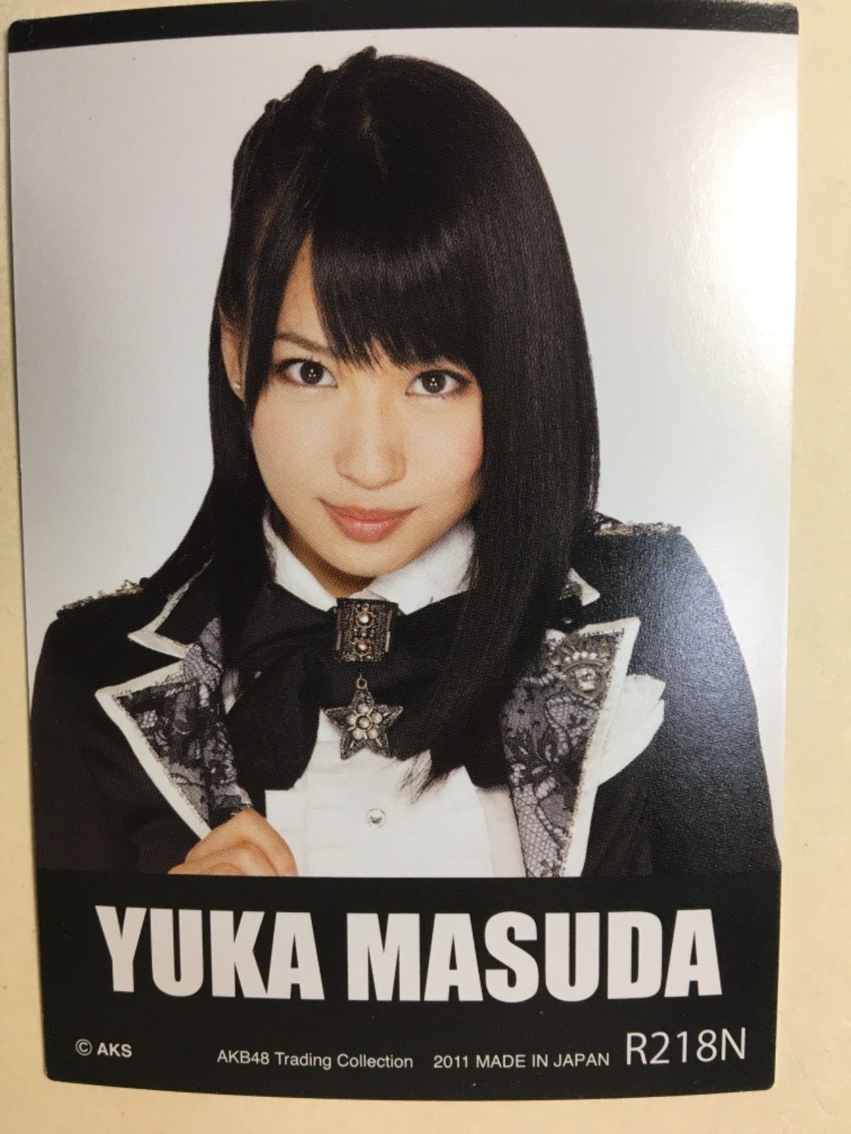 超絶レア/AKB48増田有華直筆サイン入り/2007年ライブTシャツ/L AKB48 増田有華 2011 トレカ アイドル グラビア カード R218N