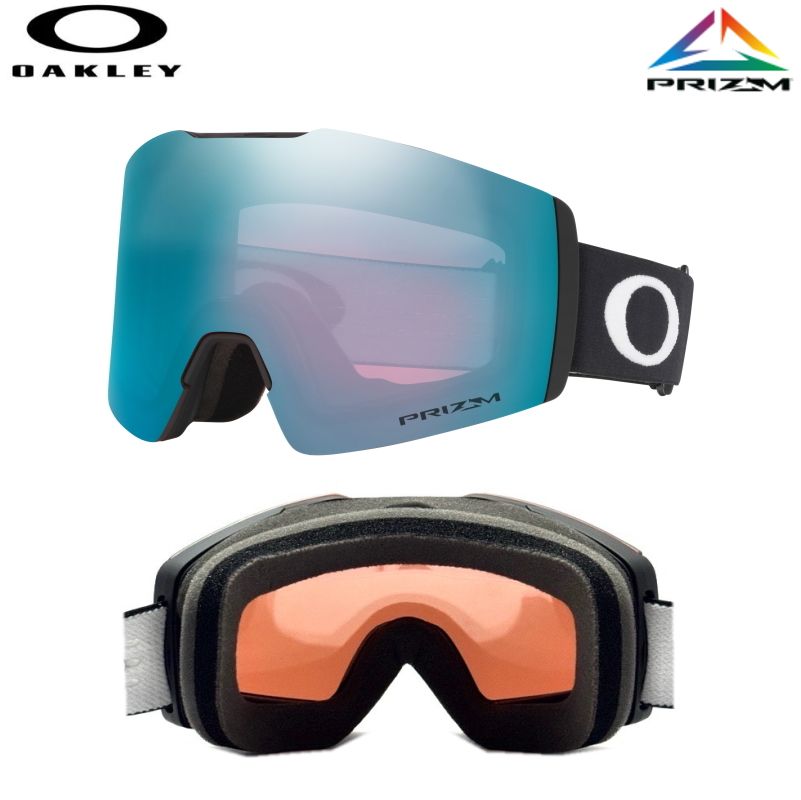 24-25OAKLEY FALL LINE M MATTE BLACK レンズ PRIZM SAPPHIRE IRIDIUMオークリー