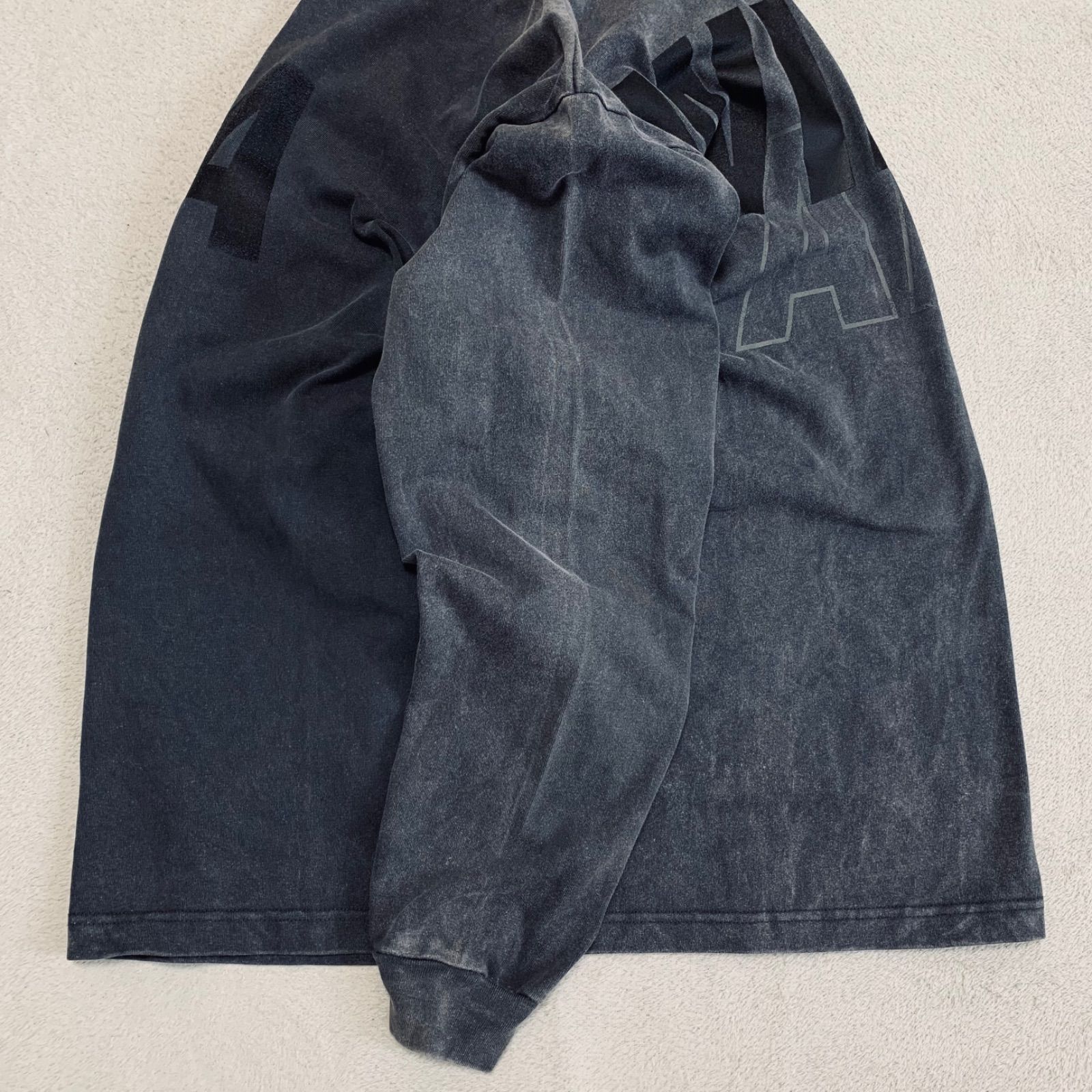 WIND AND SEA ヴィンテージ加工 ロンT WIND AND SEA LOGO L/S TEE ロングスリーブTシャツ 長袖