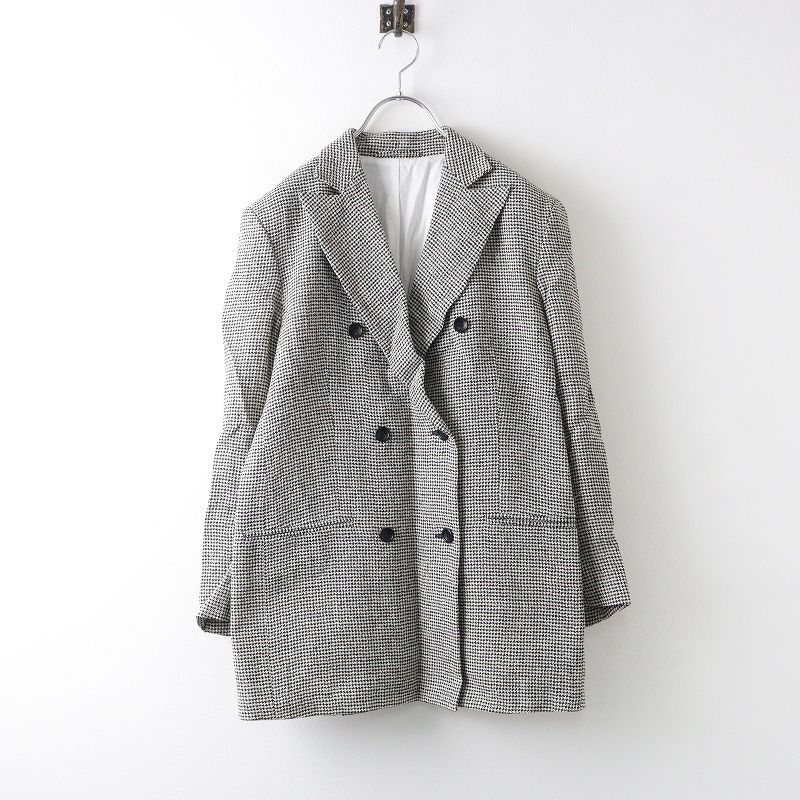 【THIRD MAGAZIN サードマガジン】ハウンドトゥースダブルジャケット 2020SS サードマガジン THIRD MAGAZINE ハウンドトゥースダブル