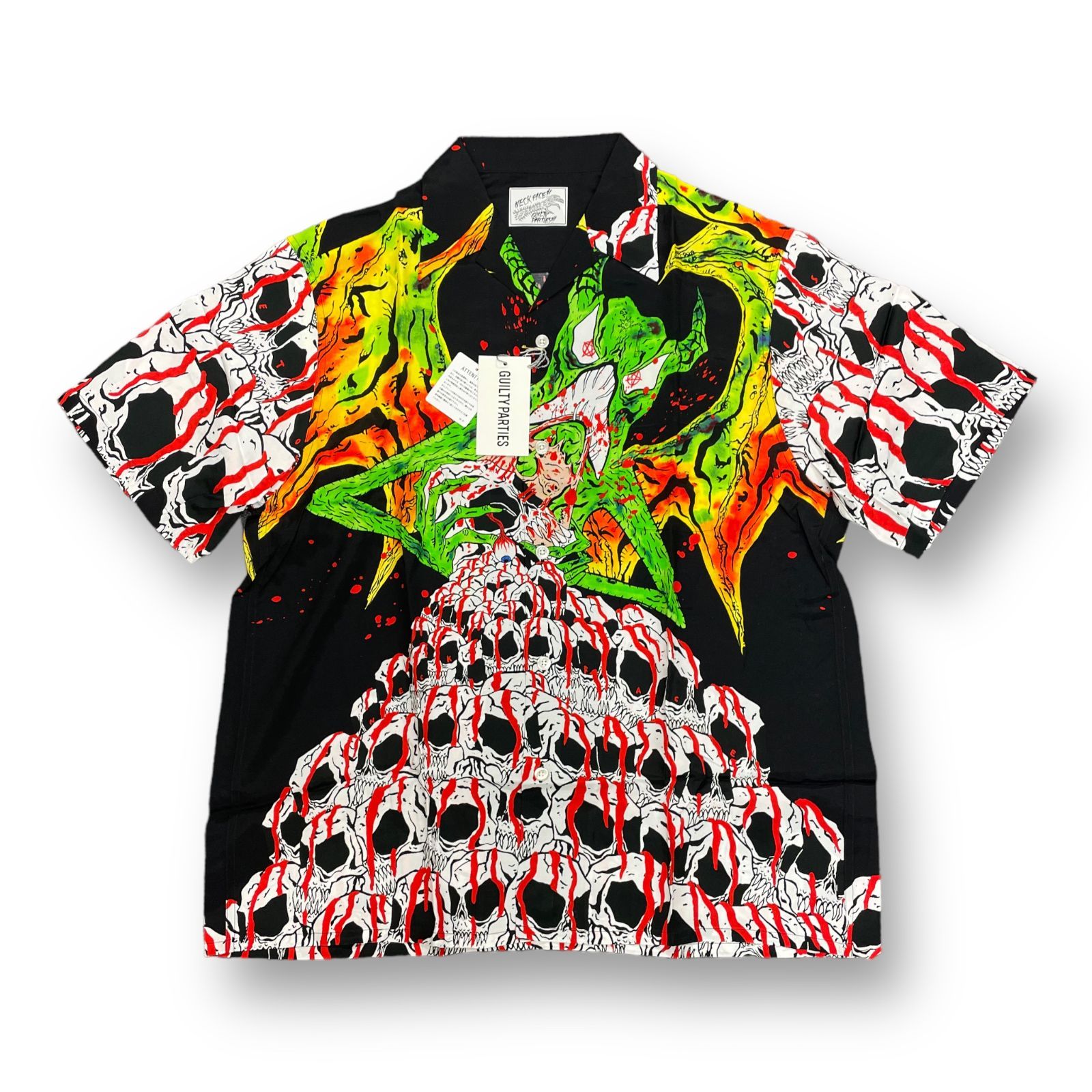 新品 定価47300円 WACKO MARIA NECK FACE / HAWAIIAN SHIRT アロハ 