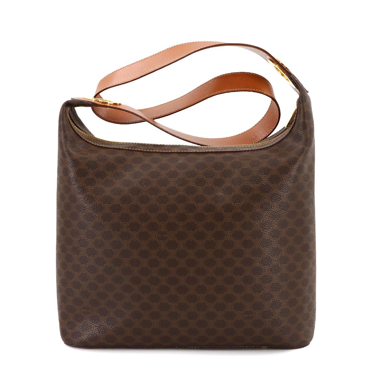 【CELINE】ショルダーバッグ　マカダム柄　ゴールド金具　PVC 楽天市場】CELINE セリーヌ マカダム柄 ブラゾン柄 ショルダー