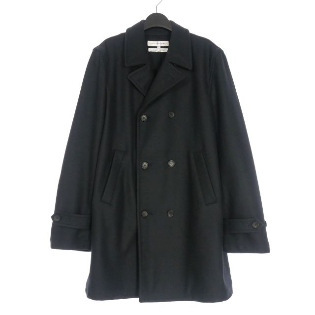 コムデギャルソンシャツ COMME des GARCONS SHIRT フランス製 Pコート ピーコート ジャケット L ネイビー 紺 FW09075