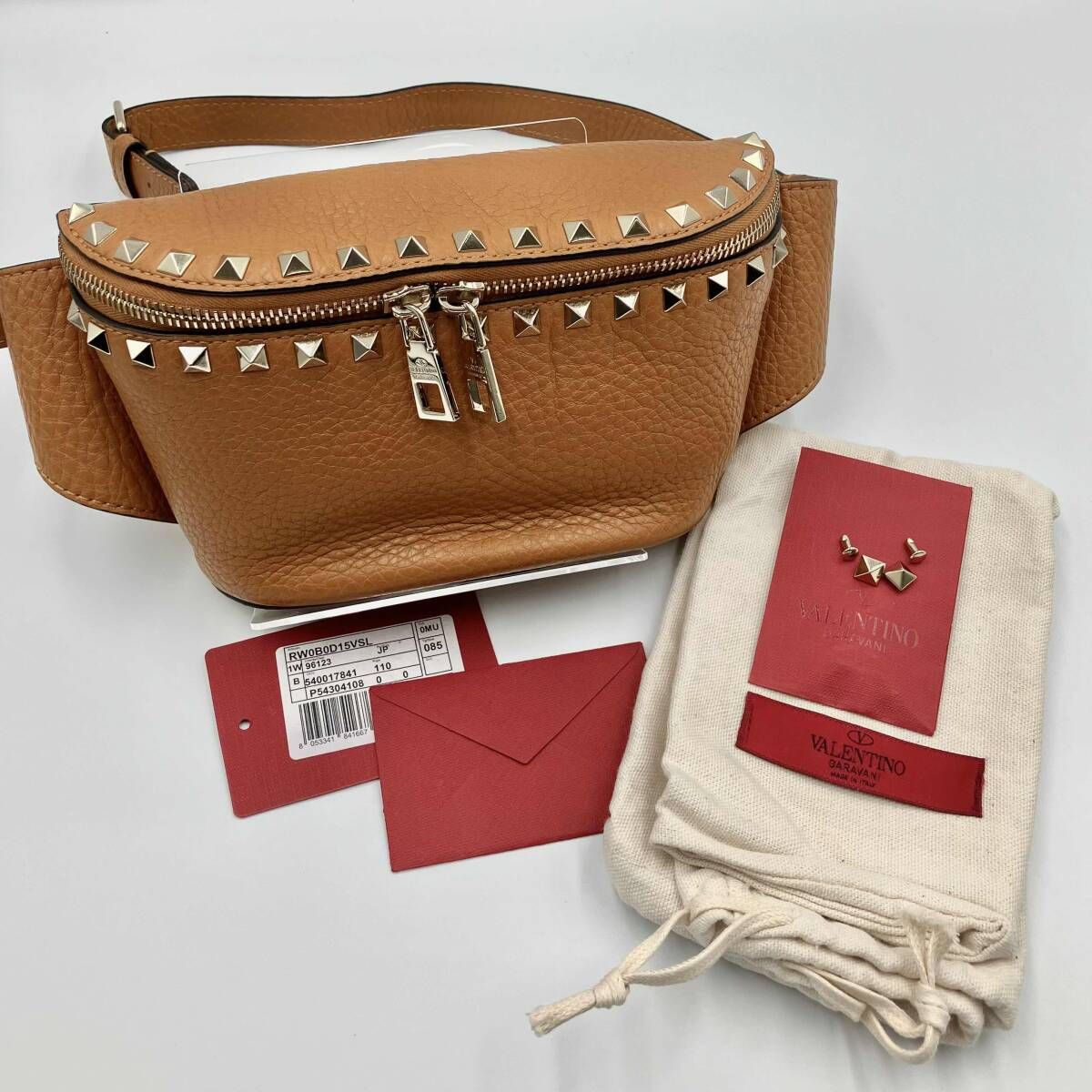 ヴァレンティノ スタッズ ウエストポーチ ヴァレンティノ ガラヴァーニ VALENTINO