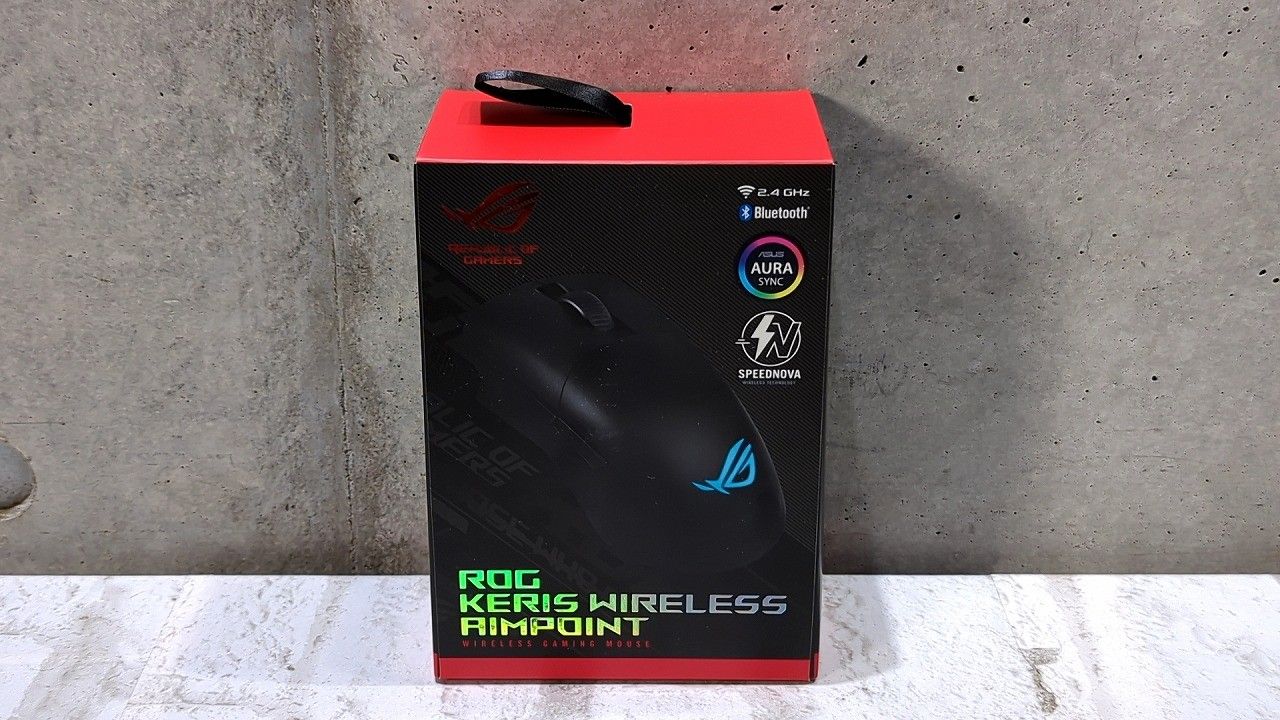 ★状態良好美品★  ASUS エイスース ゲーミングマウス ワイヤレス ROG Keris Wireless Aimpoint ☆★