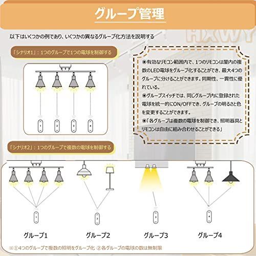 HXWY 5W E11 LEDスポットライト E11口金 無段階調光&調色 50W形相当