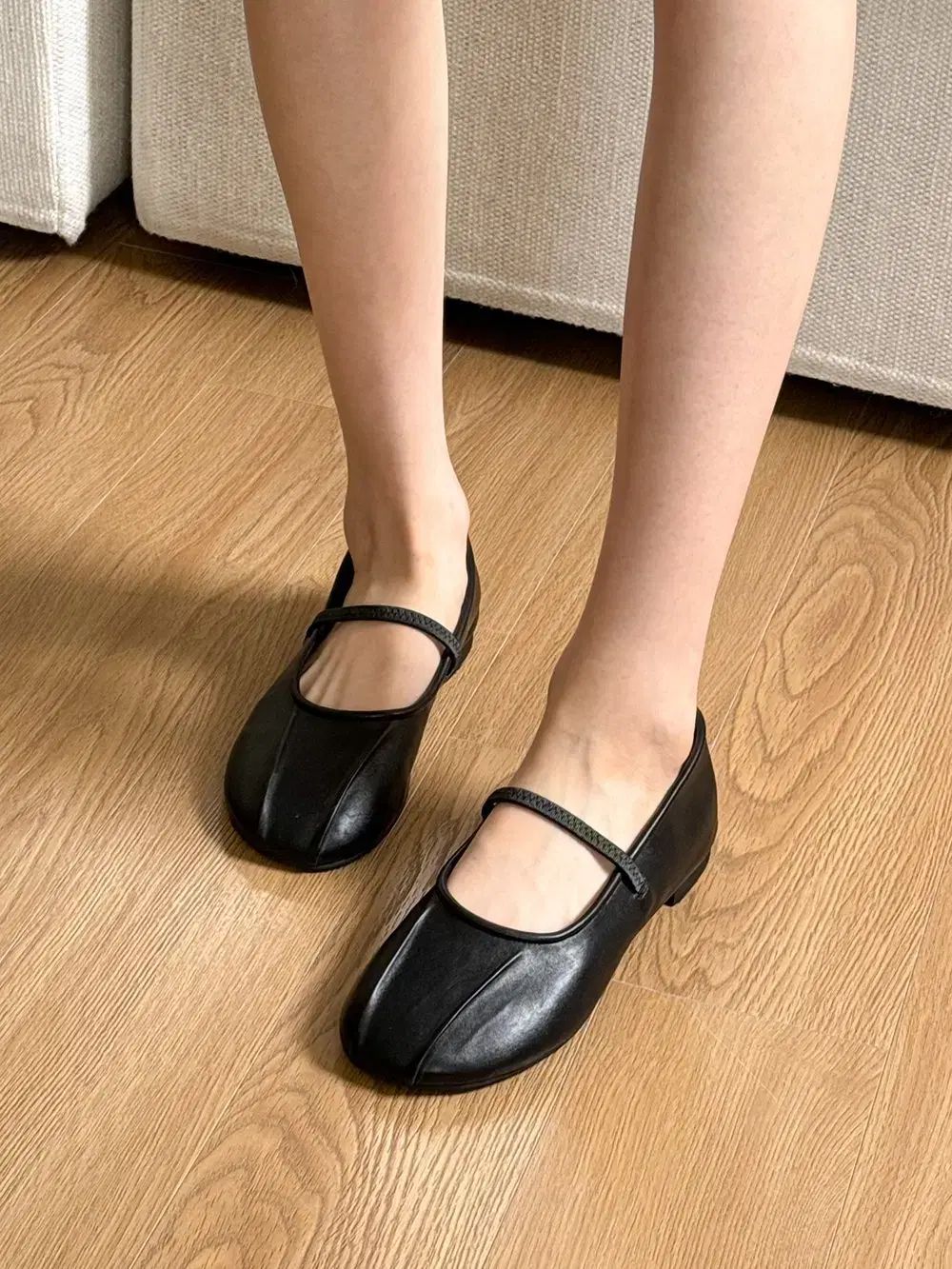 A.P.C.×E.PORSELLI アーペーセー×ポルセリ フラットバレエシューズ