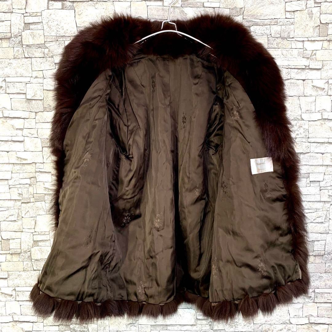 3285 美品 高級 ミンク 毛皮 ファー×本革 レザー リバーシブル ジャケット ブルゾン XL 茶 ブラウン 上質 防寒 メンズ 紳士 30%OFFクーポン!ミンク ジャケット 毛皮 アウター 高級 毛皮 婦人服 高貴 豪華 セレブ 奥様 セーブル ミンク リアルファー 軽量 秋  冬 母 女性 ギフト プレゼント 7F (8987r) | 三京商会（sankyo shokai）