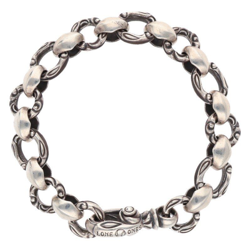 ロンワンズ シグネットブレス シルバーブレスレット メンズ L WWW_SHINETEETH_COM
