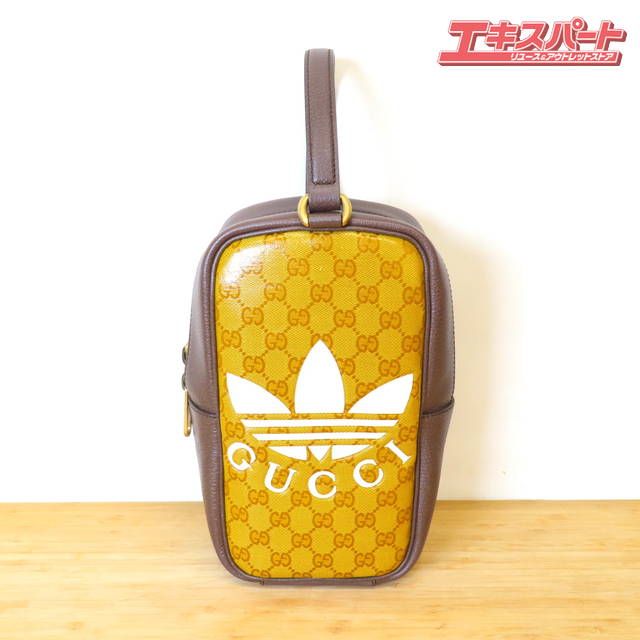 mikosimutumi 専用　adidas グッチ ミニ トップハンドルバッグ GUCCI×Adidas】グッチ『ミニ トップハンドルバッグ』702387
