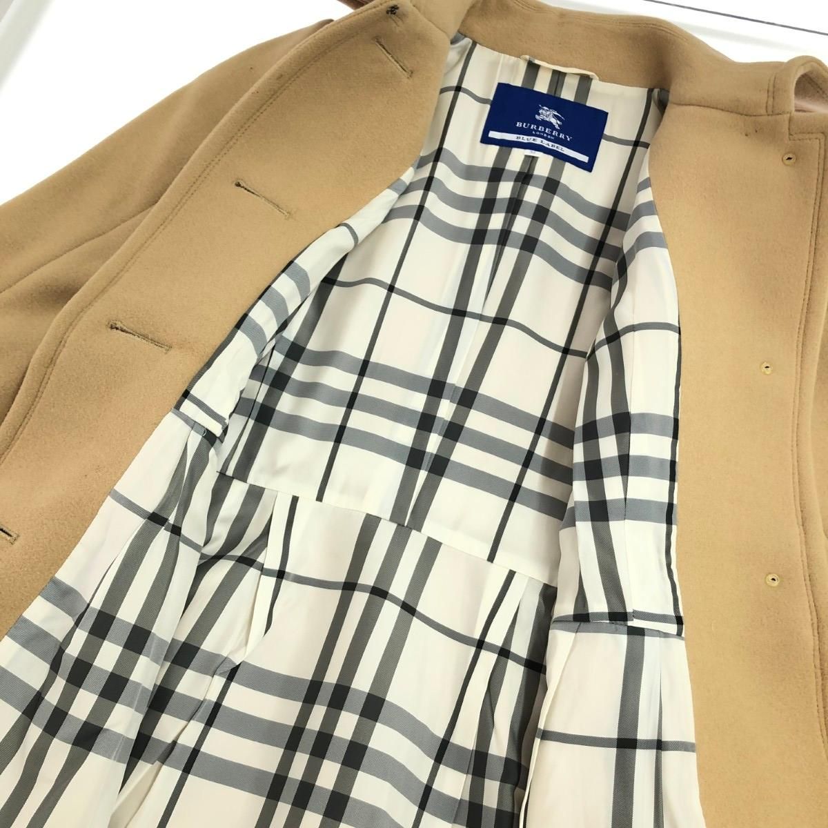 BURBERRY BLUE LABEL バーバリーブルーレーベル ウールコート サイズ